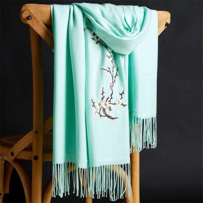 Embroidery Cashmere shawl